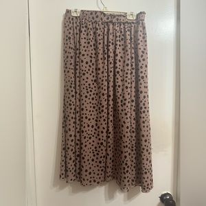 SHEIN | Cheetah Midi Skirt